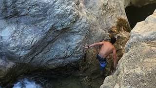 Waterfall Slide in California